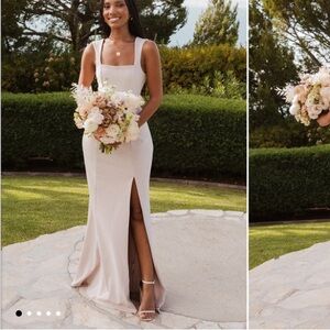 Show Me Your Mumu Paris Gown- color: show me the ring stretch